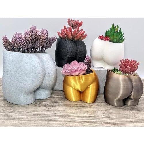 Body Design Vase Bust Statue Desk Decor Ornaments Funny Pen Storage Art Sculpture Creative Dried Flower Flowerpot Modern