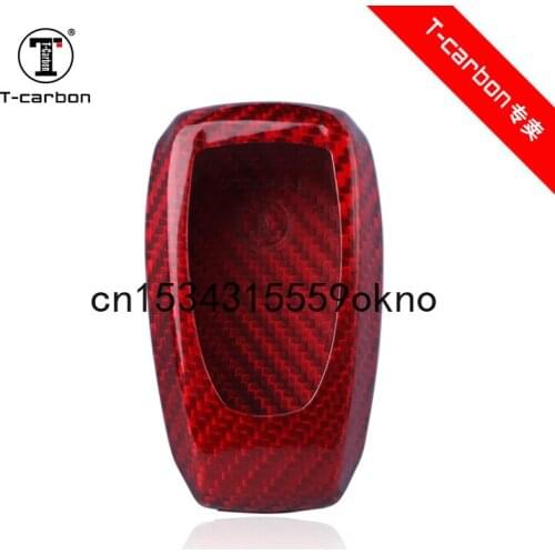 Carbon Fibre Car Key Fod Cover Case Protector Keyless For Subaru Outback XV Forester Smart Key Holder Cover