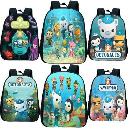 Mochila The Octonauts Kindergarten Bags Toddler Cartoon School Backpack Child Mini Schoolbags Kids Babies Kindergarten Rucksack