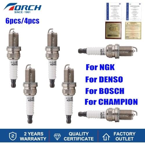 Iridium Spark Plug TORCH K5RTI-11 Compatible with NGK BK5E DENSO 5303 AC Delco FR3LSK Champion 9805 Bosch FR8DPX Ignition