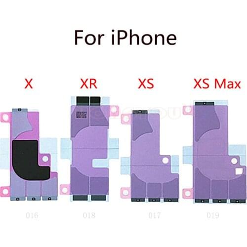 100PCS/Lot For iPhone X XR XS Max XSmax Battery Glue Tape Strip Tab Battery Adhesive Sticker