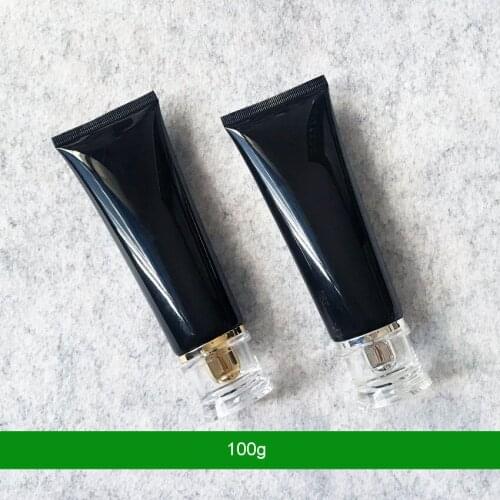 300pcs Cosmetic Soft Tube 100ml/g plastic Lotion Containers Empty Makeup squeeze tube Refilable Bottle Emulsion Cream Packaging