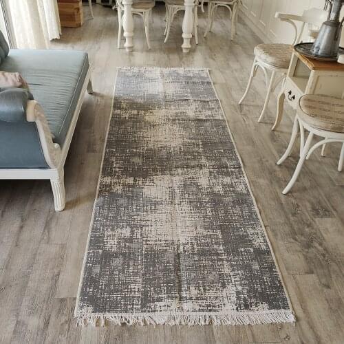 Rugs Living Room Rug Carpet Black and Gray Washable Double Sided Usable High Technology Woven Decoration Home Rug Carpet For Bedroom Hallway Floor Rugs Antibacterial Made of Quality Yarn