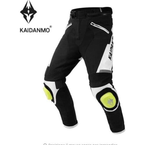 2019 motorcycle racing pants locomotive anti-fall leather pants waterproof four seasons windproof pants