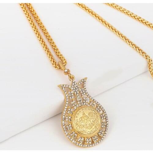 Muslim islam Turks Pendant Necklace Arab Coin pendant necklace accept drop shipping