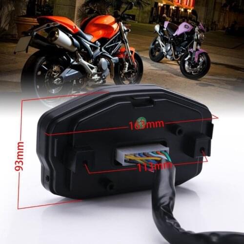 2021 New For 1,2,4 Cylinders Motorcycle LCD Speedometer Digital Backlight Odometer