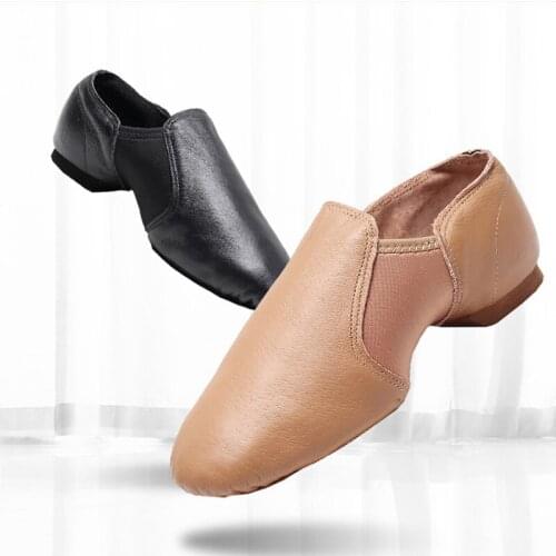 Jazz shoes ballerina dance shoes leather neoprene jazz shoes leather women Slip on Dance Sneakers Dancing Shoes jazz slippers