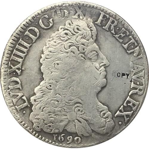 Wholesale Replica 1690 France Coin Copy 100% coper manufacturing