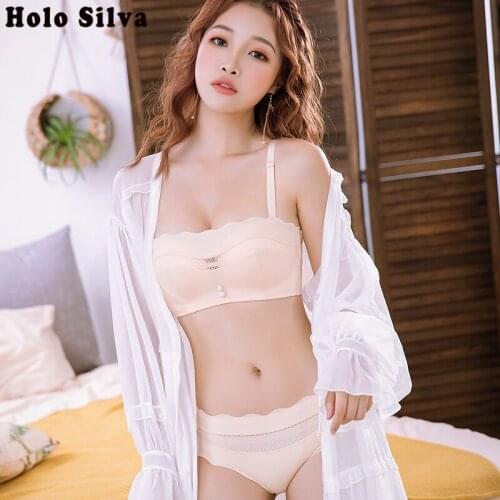 Dress Wedding Backless Bra Set For Women Fly Bralette Invisible Bra Set Seamless Fly Bralette Invisible Bra Sets Push Up ABC Cup