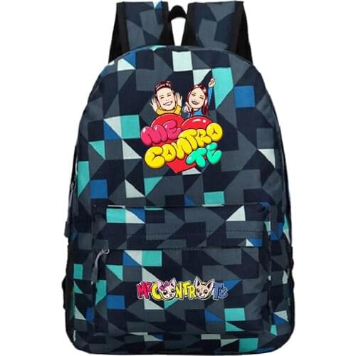 Teen Student Bookbag Me Contro Te Printed Pattern Wild Kids School Bag Casual Backpack Creative Sports Outdoor Travel Backpack