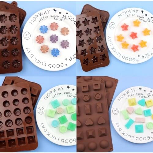 Multi-shape Chocolate Cake Silicone Mold Fondant Cake Decoration Tool Mold Bakeware Chocolate Baking Pastry Tool Kitchenware