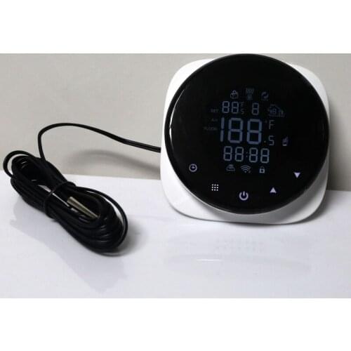 Smart Wifi Room Thermostat Temperature Controller for Electric Floor Heating Tuya Alexa Voice Phone App Remote Control