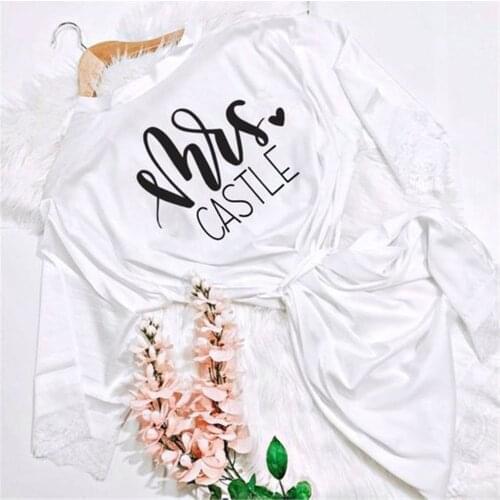 Personalized Mrs Wedding Short Bride Robe Lace Summer Short Bathrobe Bridal Shower Wedding Party Bride Bridesmaid Nightwears