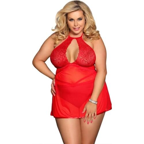 Lingerie Women Lace Sexy Soft Lingerie Set Underwear Nightdress Nightgown Sleepwear Erotic Exotic Intimates Set Plus Size 5xl