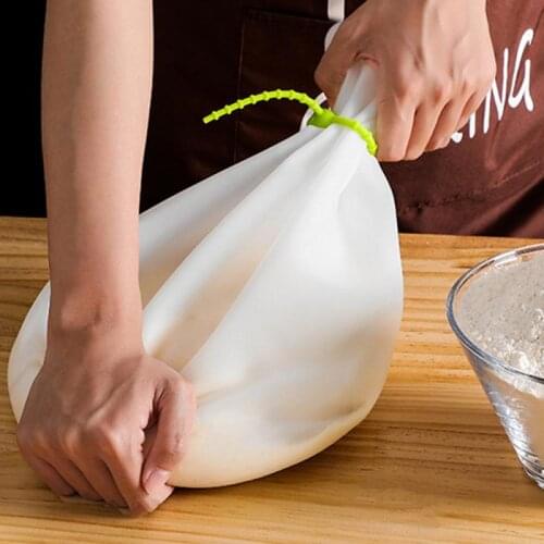 1Set Cooking Pastry Tools Soft Silicone Preservation Kneading Dough Flour-mixing Bag Kitchen Gadget Accessories Dropshippping