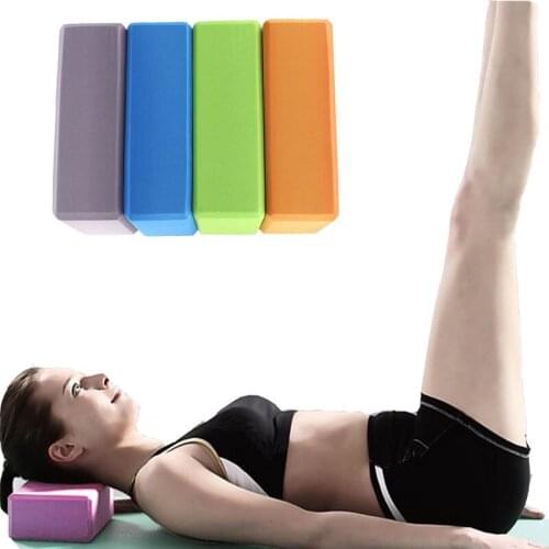 1 pc Premium EVA Yoga Block Brick Sports Exercise Fitness Gym Workout Stretching Durable High Quality Dropship#0428