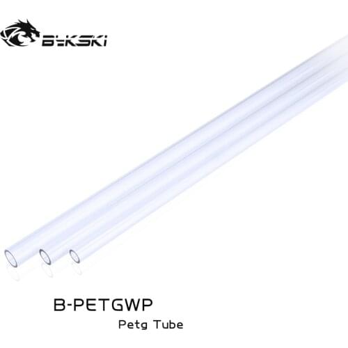 6pcs Bykski PETG Hard Tube,8X12MM,10X14MM,12X16MM ,DIY Split Water Cooling Transparent Hot Bend Rigid Tube B-PETGWP 12/14/16