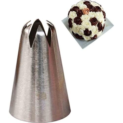 #1B large Cake Decorating Nozzles Baking Sugarcraft Fondant Tools Piping Pastry Tips Bakeware KH068