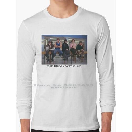 The Breakfast Club Long Sleeve T Shirt 100% Pure Cotton Big Size Breakfast Club The Breakfast Club 80s Movies