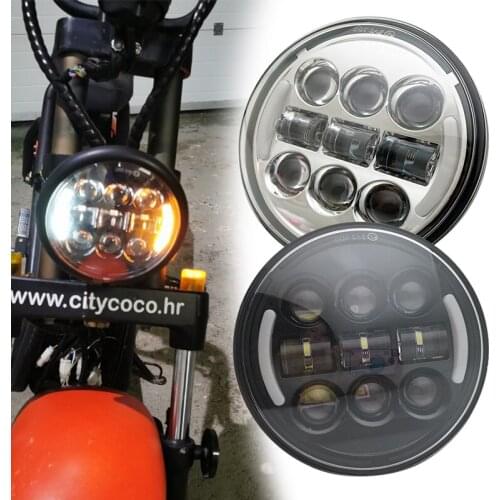 Headlight for 883 H arley Dyna Sportster XL883 XL1200 5.75 inch motorcycle round led headlight assembly High power with lens