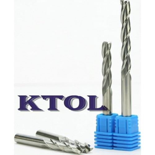 4mm CEL12-22mm 3 Flute Tungsten Carbide End Mills CNC Router Cutters for Wood 10pcs Spiral Bits Engraving Milling Cutting Tools