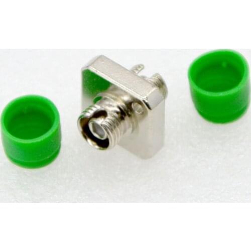 GONGFENG 100PCS New Optical Fiber Adapter Connector FC/PC/APC Square Integrated Zinc Alloy Transfer Flange Coupler Wholesale