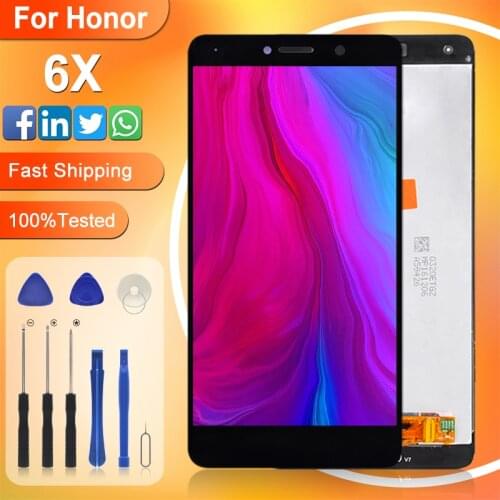 Catteny Promotion GR5 2017 Lcd For Huawei Honor 6X Display With Touch Digitizer Assembly BLN L24 AL10 L21 L22 Screen With Tools