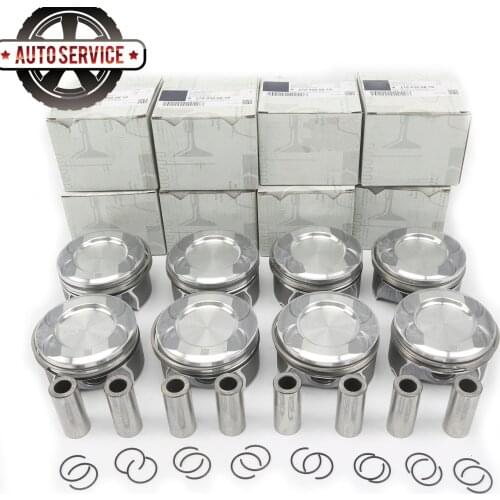 STD Pistons & Pistons Rings Set For Mercedes-Benz GL500 S500 SL550 CLS500 E550 GL500 ML550 GLE500 M278 4.6L 4.7L V8 2780301117