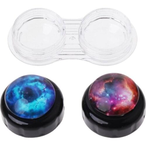 Contact Lens Box Case Portable Travel Outer Space Plastic Eyes Nursing Container