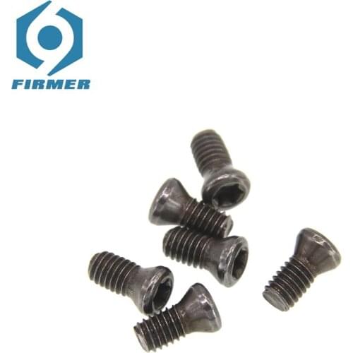 CNC Tool Blade Cutter Accessories M5 M6 I90M5 I82M5 I65M5 Black Hexagonal Screw 20PCS Fastener CNC Accessories
