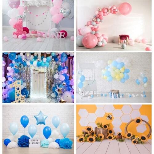 SHENGYONGBAO Birthday Photography Backdrops 1st Baby Newborn Photo Background Party Studio Photocalls 2021318ET-14
