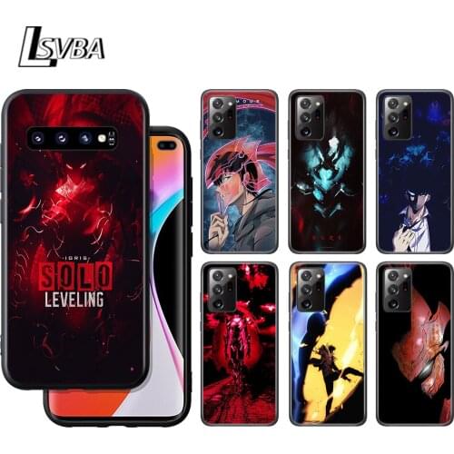 Solo Leveling Lgris Silicone Cover For Samsung Galaxy S21 S20 FE Ultra S10 S10E Lite 5G S9 S8 S7 Edge Plus Phone Case