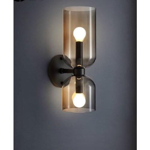 Nordic bedside lighting living room background wall aisle corridor stairs mirror front bedroom minimalist wall lamp LB031704