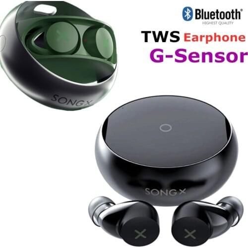 TWS Bluetooth Earphones Wireless Sport Headsets Rotation headphone With Mic Earpiece For Iphone Xiaomi huawei Waterproof headset