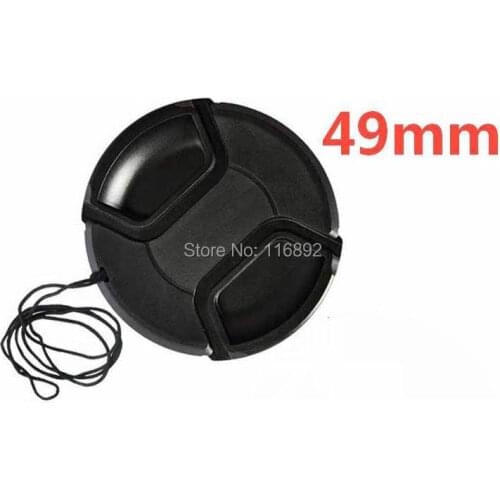 49mm center pinch Snap-on cap cover for 49mm camera Lens