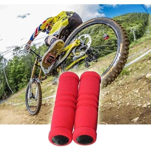 Hot Soft Foam Sponge Handle Bar Grips Cover Bike Cycle Bicycle MTB Light and Comfortable Bicycle Accessories 1Pair
