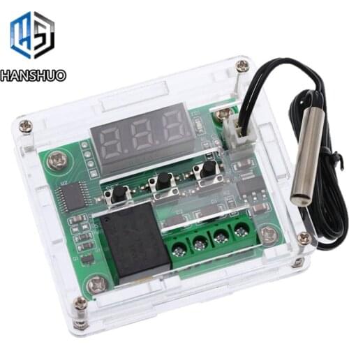 1 piezas W1209 DC 12 V temperatura fría termostato control de temperatura interruptor controlador de temperatura termómetro term