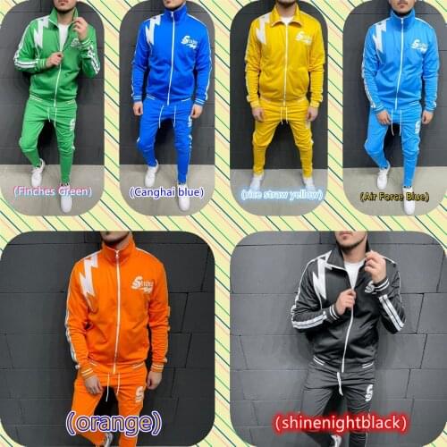 2021 spirit guy sells mens leisure (letter) (Tian Jing) suit European and American fashion suit mens suit