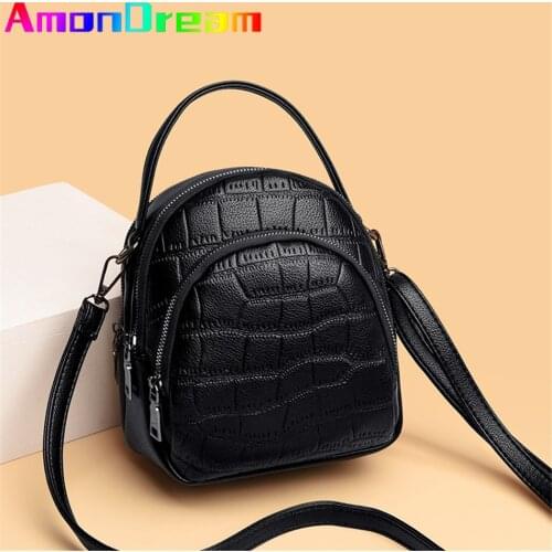 3 Layers Multifunctional Handbag 3 In 1 Female Shoulder Bag Casual Crossbody Bags Small Messenger Bag for Women Shopping Sac