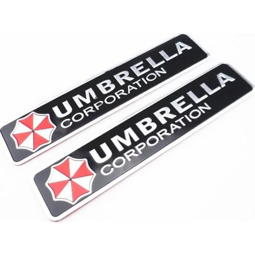 3D aluminum alloy biohazard umbrella car sticker FOR SEAT Ibiza Leon Toledo Arosa Alhambra Exeo FR Supercopa Mii Altea Cordoba