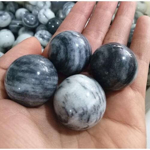 4pcs natural quartz crystal ball gemstone crystal ball healing as gift 2.5-3cm