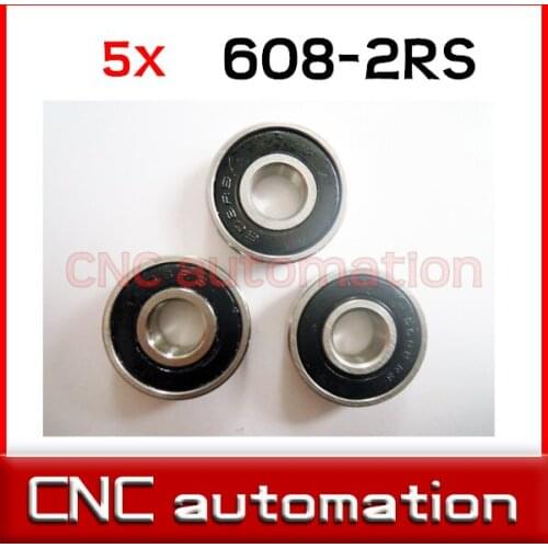 5pcs hub shaft 440 stainless steel hybrid ceramic ball bearings 608 S608 2RS 8*22*7mm Si3N4 bike part