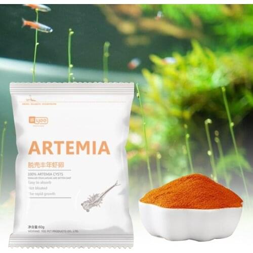 150ml Aquarium Tropic Fish Food Artemia Shelling Eggs Brine Shrimp Shelling Eggfood for Feeding high quali Baby Fishes Drop Ship