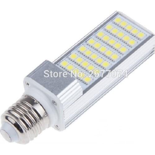 7W E14 E27 G23 G24 Corn Bulb Horizontal Plug Light 35 leds 5050 670LM Warm White White Decorative AC85-265V LED 1PCS JTFL132