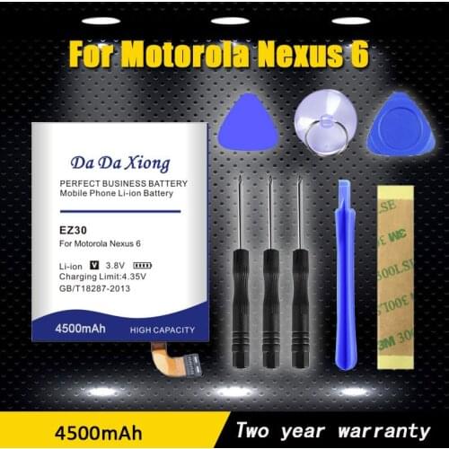 Da Da Xiong 4000mAh EZ30 Battery for Motorola Nexus 6 Google Battery XT1115 XT1110 Nexus6 Cell Phone Battery