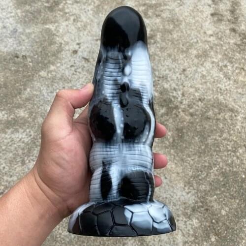 Big Dildos Huge Alien Fantasy Dildo Vaginal Anal Massager Butt Plug Silicone Colorful Sex Toy With Suction Cup Women Masturbater