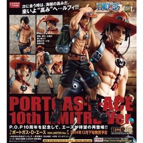 One Piece Anime Character Handsome Portgas D Ace 1/8 Scale PVC Collection Boxed Model Toys Figure Children Gifts Finished Goods
