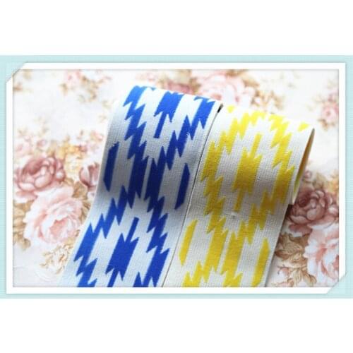 Yellow and blue Elastic Bands 59MM Elastic Ribbon Clothing Bags Trousers Elastic Rubber DIY Sewing Accessories rubber band