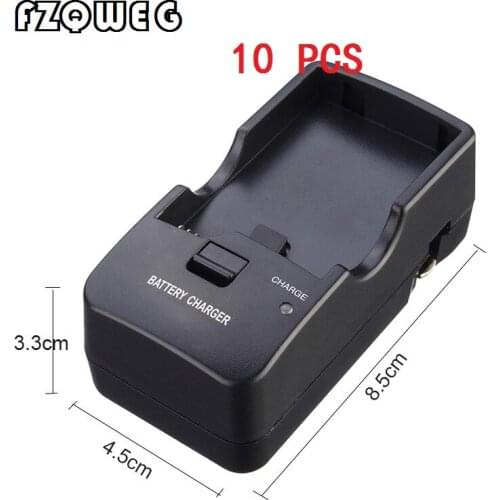 FZQWEG 10 Pcs High Quality Charger Set DC 4.2V Black Home AC Wall Charger Adapter Rechargeable Battery for PSP 1000 2000 3000