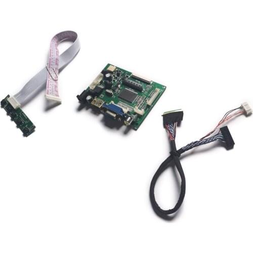 Matrix 1366*768 40 Pin VGA AV 60Hz WLED LCD monitor controller drive board DIY kit LVDS for N133B6/N133BGE/N134B6